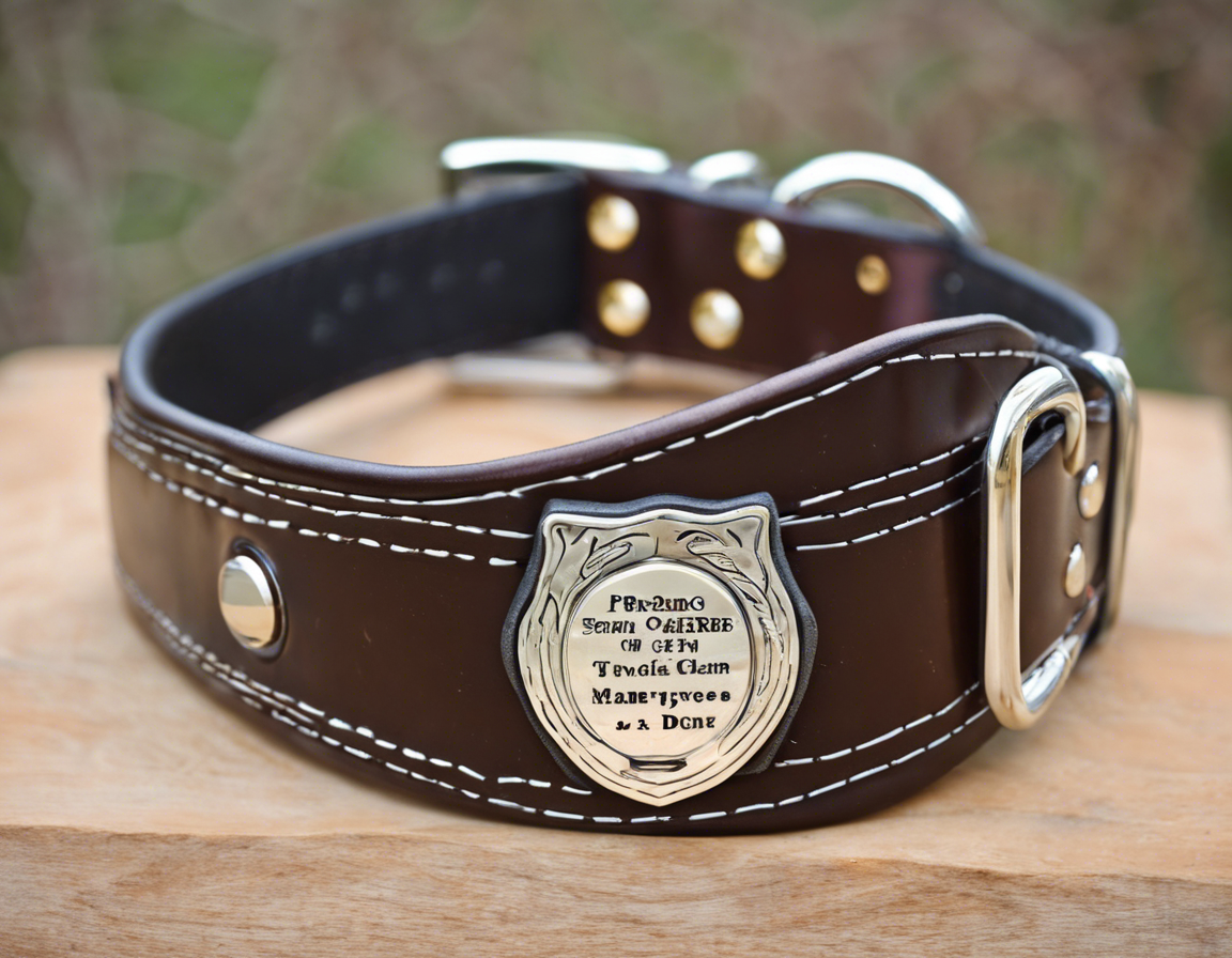 Personalized Dog Collar: Name Plate Edition