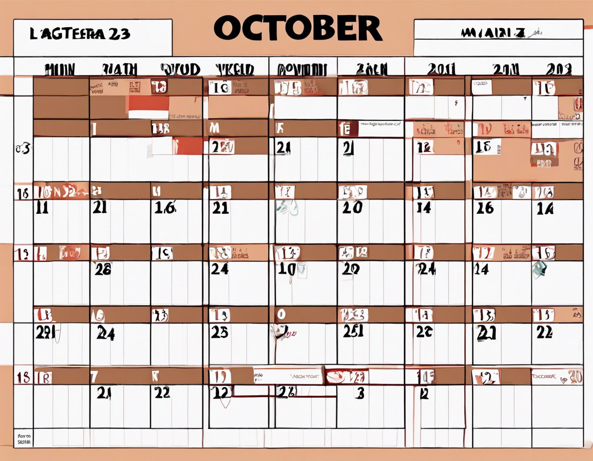 Plan Ahead: October 2023 Calendar Events